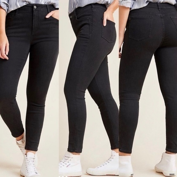 Anthro Pilcro and the Letterpress Denim Leggings - Picture 3 of 7